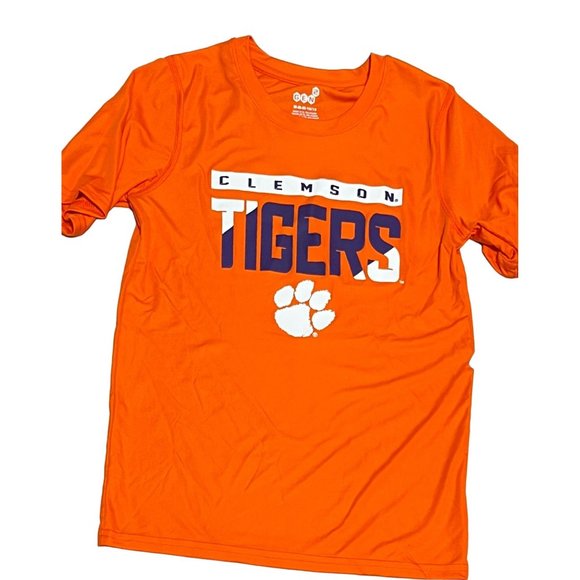 Clemson University Tigers orange shirt YM Gen2 dry fit tshirt NWT - Picture 1 of 2